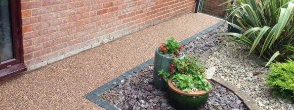 resin bound garden area